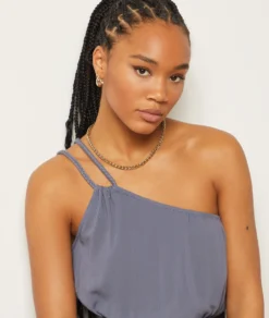 Asymmetrisches Kleid OXYGENE -Jane Kleidung Geschaft 654019621 b