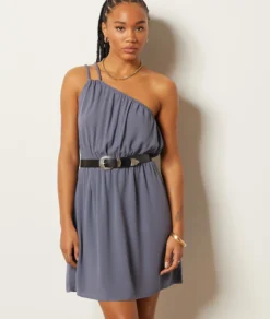 Asymmetrisches Kleid OXYGENE -Jane Kleidung Geschaft 654019621 c