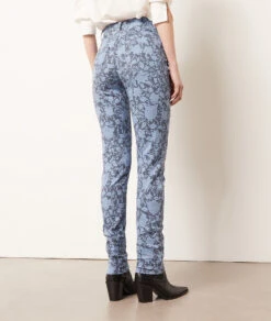 Slim-Jeans Mit Print BLAU -Jane Kleidung Geschaft 654021622 a