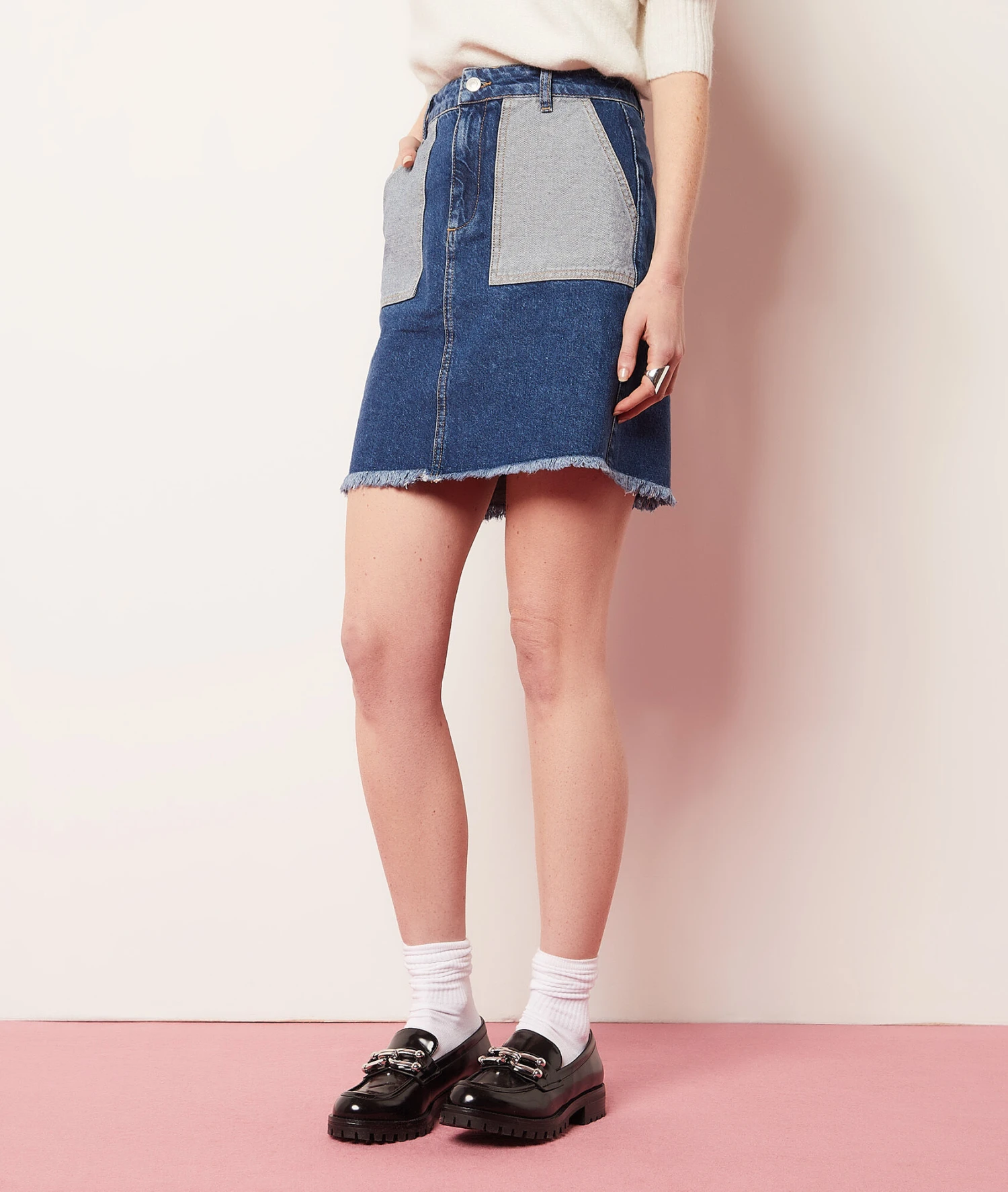 Schmaler Jeansrock BLAU 3 Schmaler Jeansrock BLAU – Bild 3