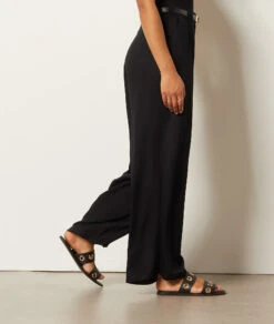 Hose Mit Weitem Schnitt SCHWARZ -Jane Kleidung Geschaft 654027305 6