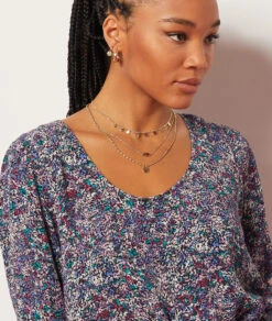 Fließendes Kleid Mit Print ROSA -Jane Kleidung Geschaft 654028768 b