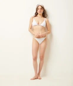 Bikinioberteil – Dreiecksform WEIß -Jane Kleidung Geschaft 654032901 6