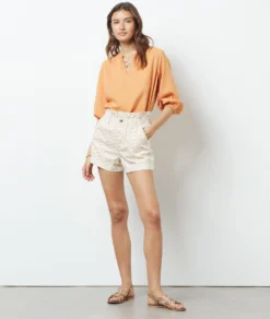 Shorts Aus Jeansstoff ECRU -Jane Kleidung Geschaft 654037439 6