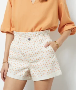 Shorts Aus Jeansstoff ECRU -Jane Kleidung Geschaft 654037439 b