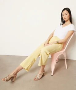 Weit Geschnittene Jeans HELLGELB -Jane Kleidung Geschaft 654037943 6