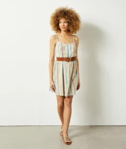 Kurzes Kleid Mit Print MEHRFARBIG -Jane Kleidung Geschaft 654046190 6