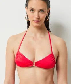 Bikinioberteil – Dreiecksform ROT -Jane Kleidung Geschaft 654053777 b