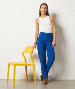 Gerade Geschnittene Cargo-Hose KÖNIGSBLAU