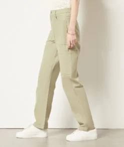 Cargo-Jeans Mit Geradem Schnitt KHAKI -Jane Kleidung Geschaft 654062044 c