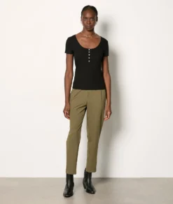 T-shirt Cotelé NOIR -Jane Kleidung Geschaft 654081805 6