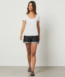 T-shirt Manches Courtes ECRU 7 T-shirt Manches Courtes ECRU -Jane Kleidung Geschaft 654081880 6