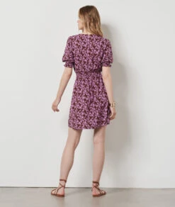 Robe Imprimée MARRON -Jane Kleidung Geschaft 654093787 a