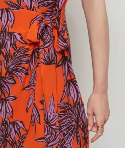 Robe Imprimée Portefeuille ORANGE -Jane Kleidung Geschaft 654103918 b