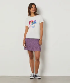 Jupe Imprimée à Volants MARINE -Jane Kleidung Geschaft 654144037 6