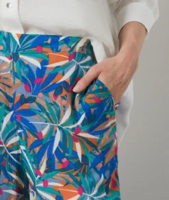Pantalon Fluide Imprimé BLEU -Jane Kleidung Geschaft 654144636 b