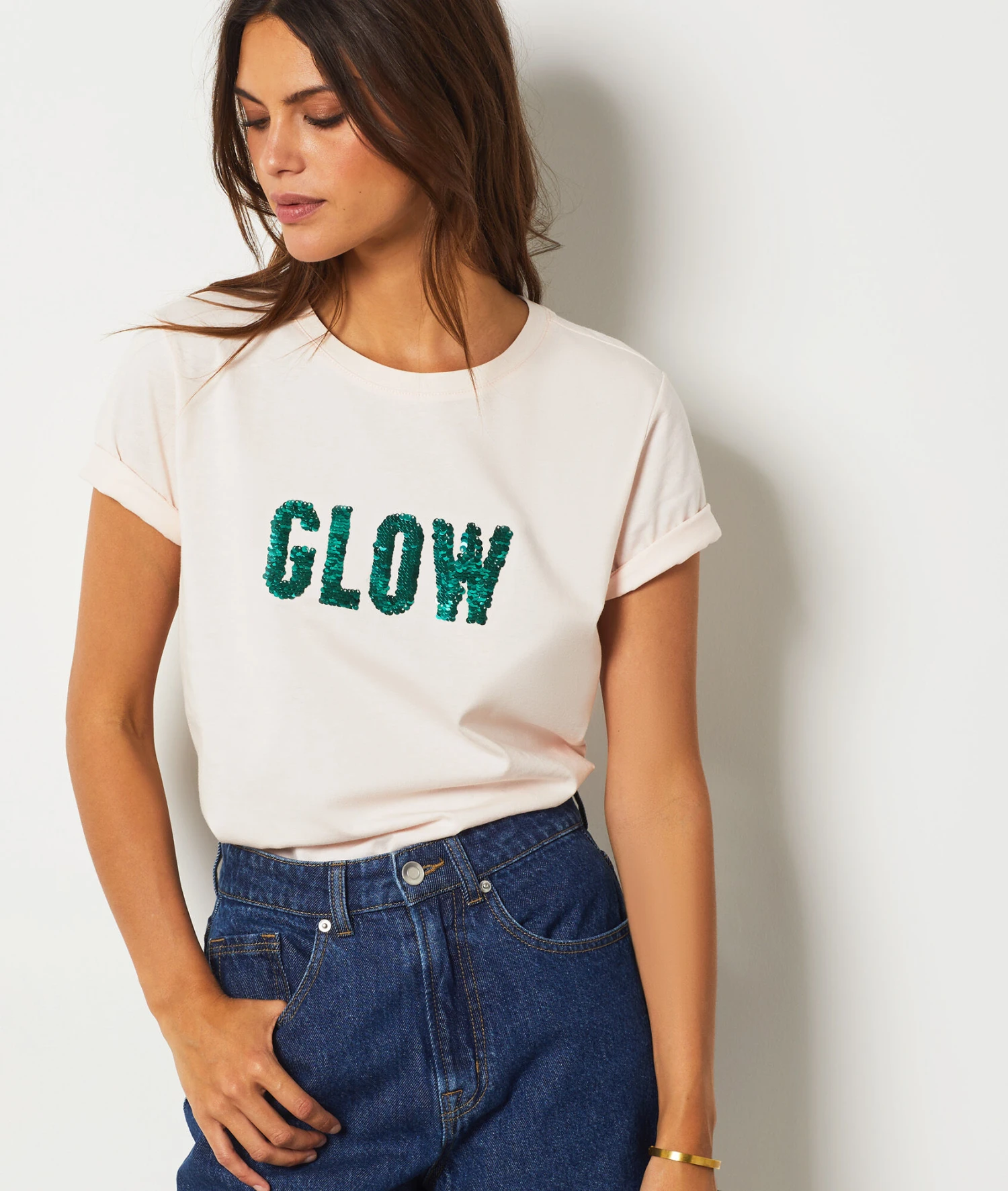 T-shirt "Glow" 100 %coton BLUSH 4 T-shirt "Glow" 100 %coton BLUSH – Bild 4