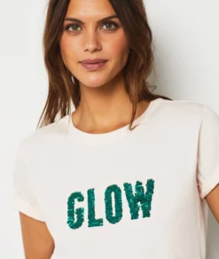 T-shirt "Glow" 100 %coton BLUSH