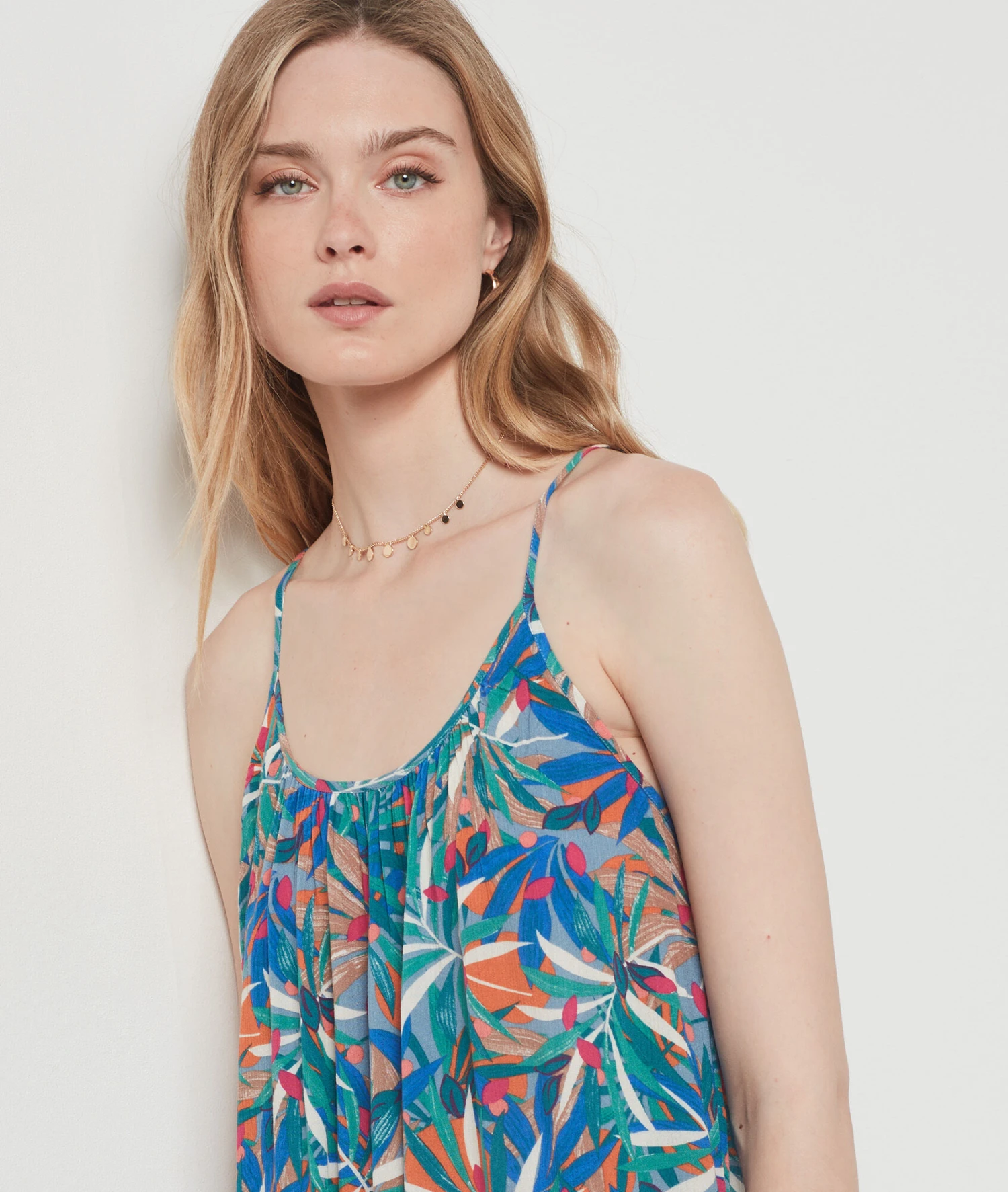 Robe Longue Imprimée BLEU 4 Robe Longue Imprimée BLEU – Bild 4