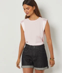 T-shirt Manches Courtes 100% Coton BLUSH 9 T-shirt Manches Courtes 100% Coton BLUSH -Jane Kleidung Geschaft 654151594 c