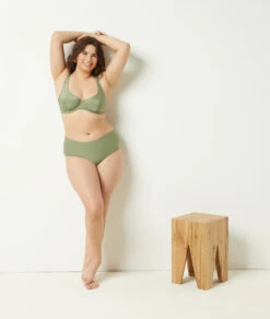 Bikinioberteil – Körbchen KHAKI