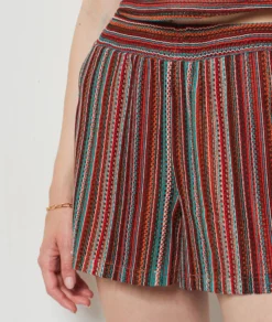 Short En Maille Ajourée MARRON -Jane Kleidung Geschaft 654165790 b