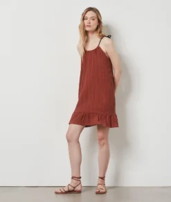 Robe à Bretelles MARRON -Jane Kleidung Geschaft 654184287 6