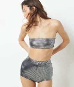 Bikiniunterteil – Shorts SILBER