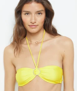 Bikinioberteil – Bandeau GELB -Jane Kleidung Geschaft 654185754 6