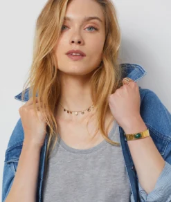 T-Shirt Mit Kurzen Ärmeln HELLGRAU -Jane Kleidung Geschaft 654208003 b