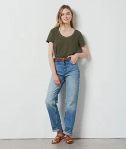 T-Shirt Mit Kurzen Ärmeln, Irisierend KHAKI -Jane Kleidung Geschaft 654208044 6